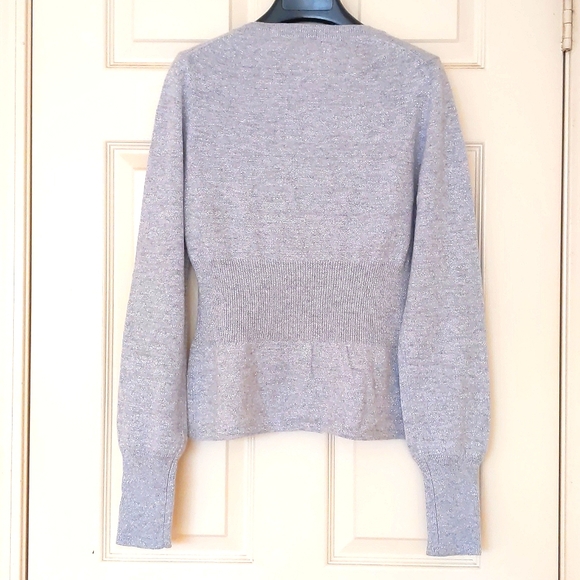 NWT. The Limited Woman's Wool/Angora/Cashmere cardigan sweater with sparkling. - Picture 4 of 4